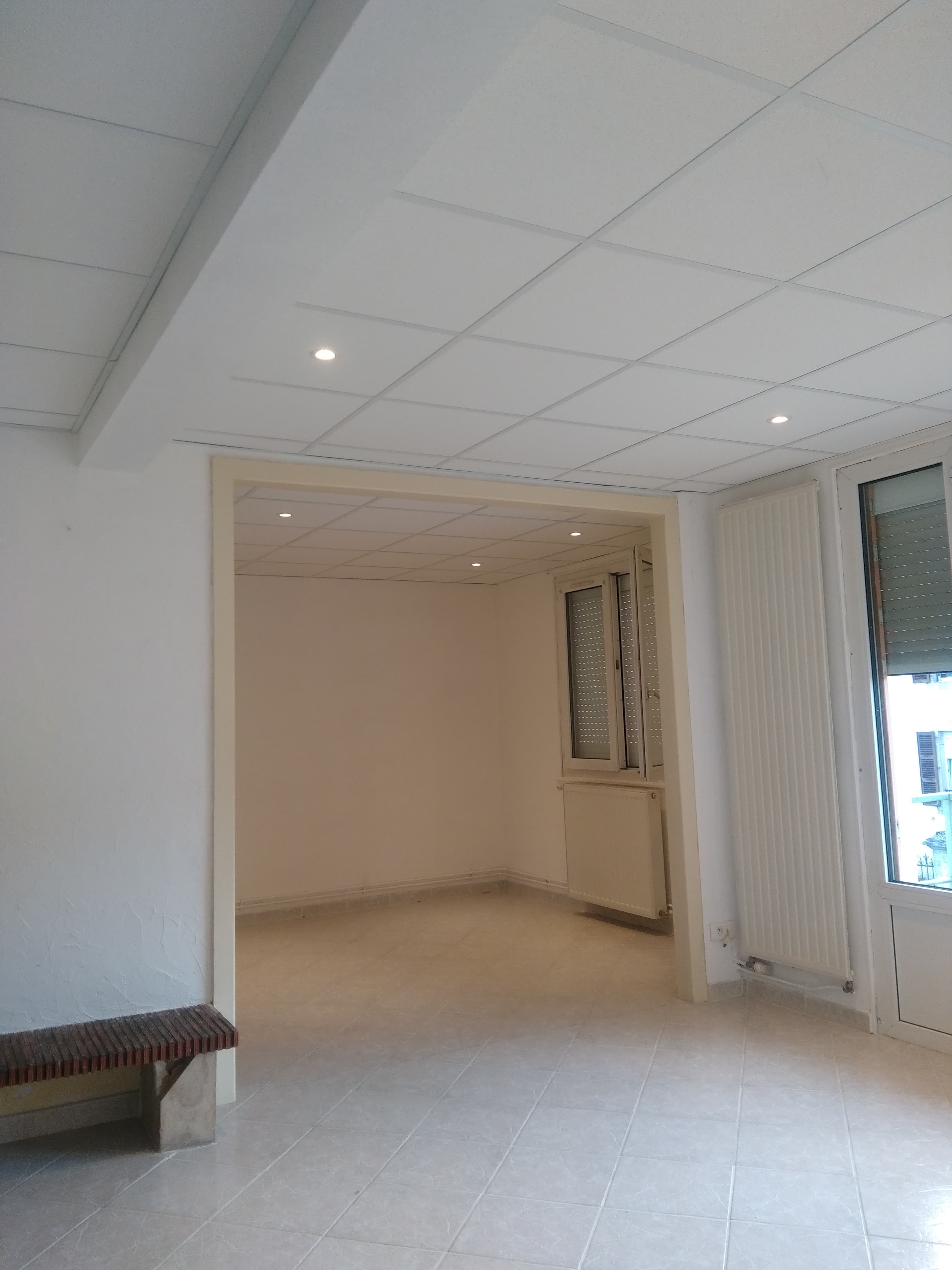 Faux plafond après travaux