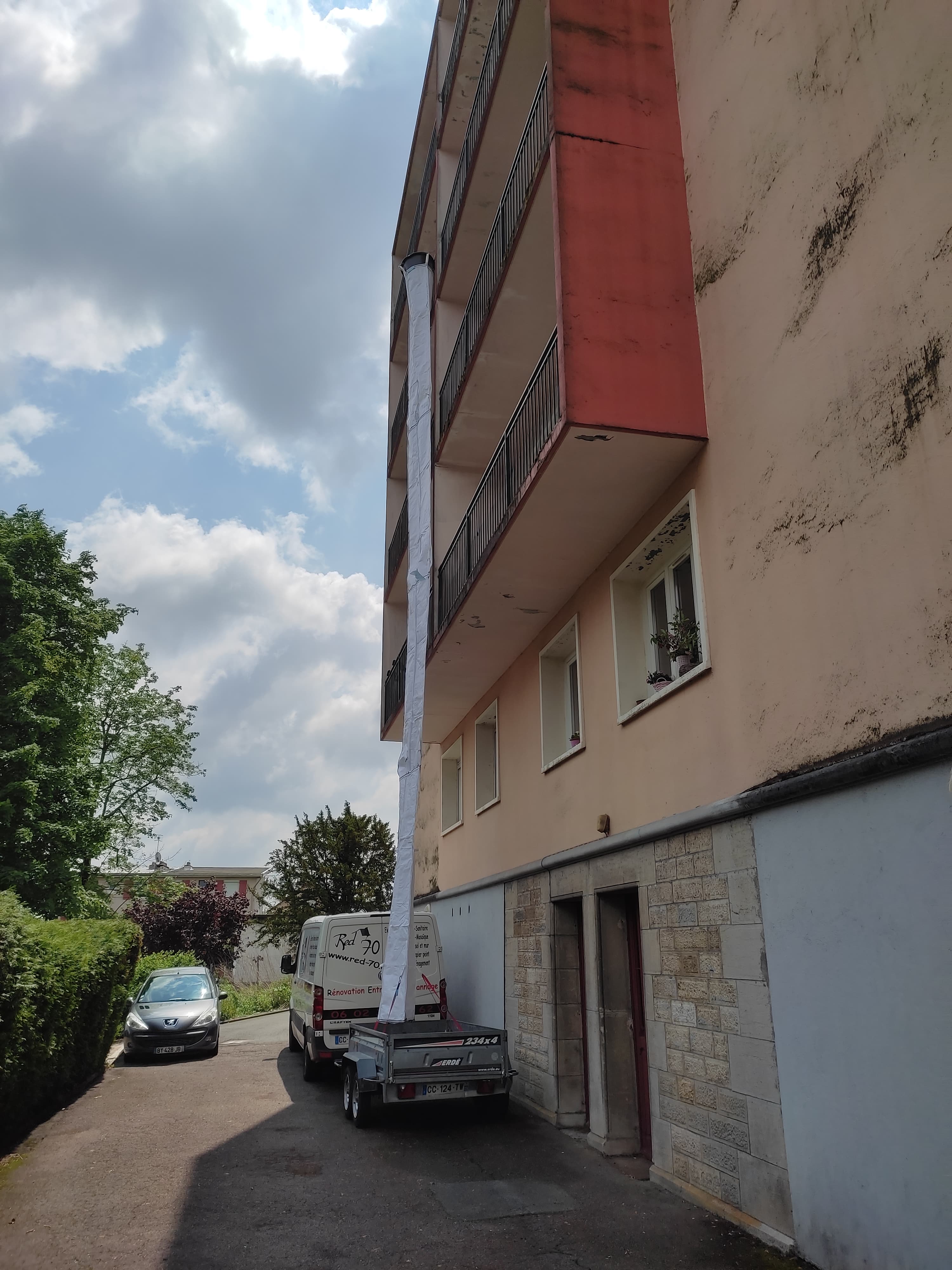 Bâtiment collectif extérieur