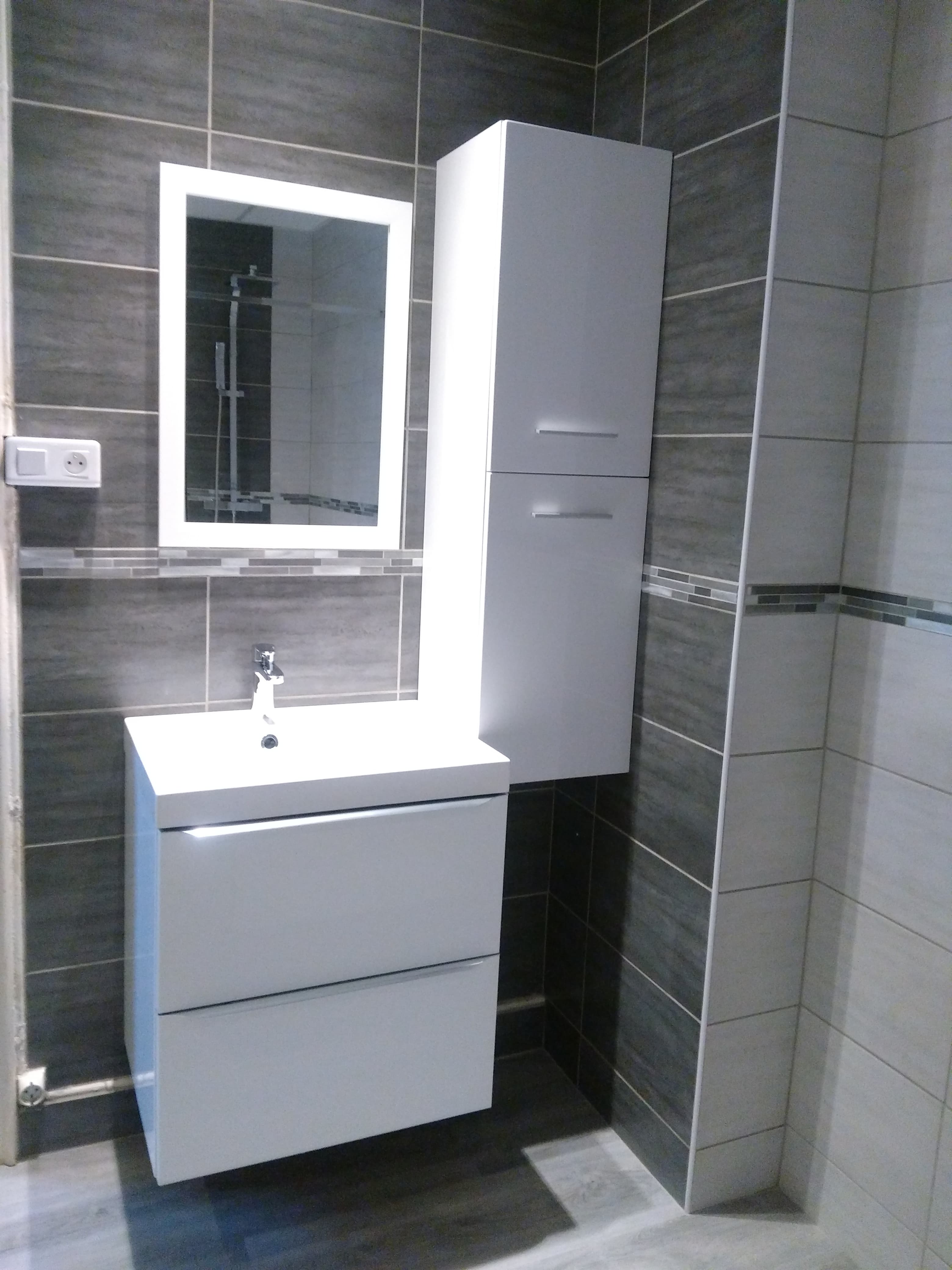Meuble vasque projet Herzog