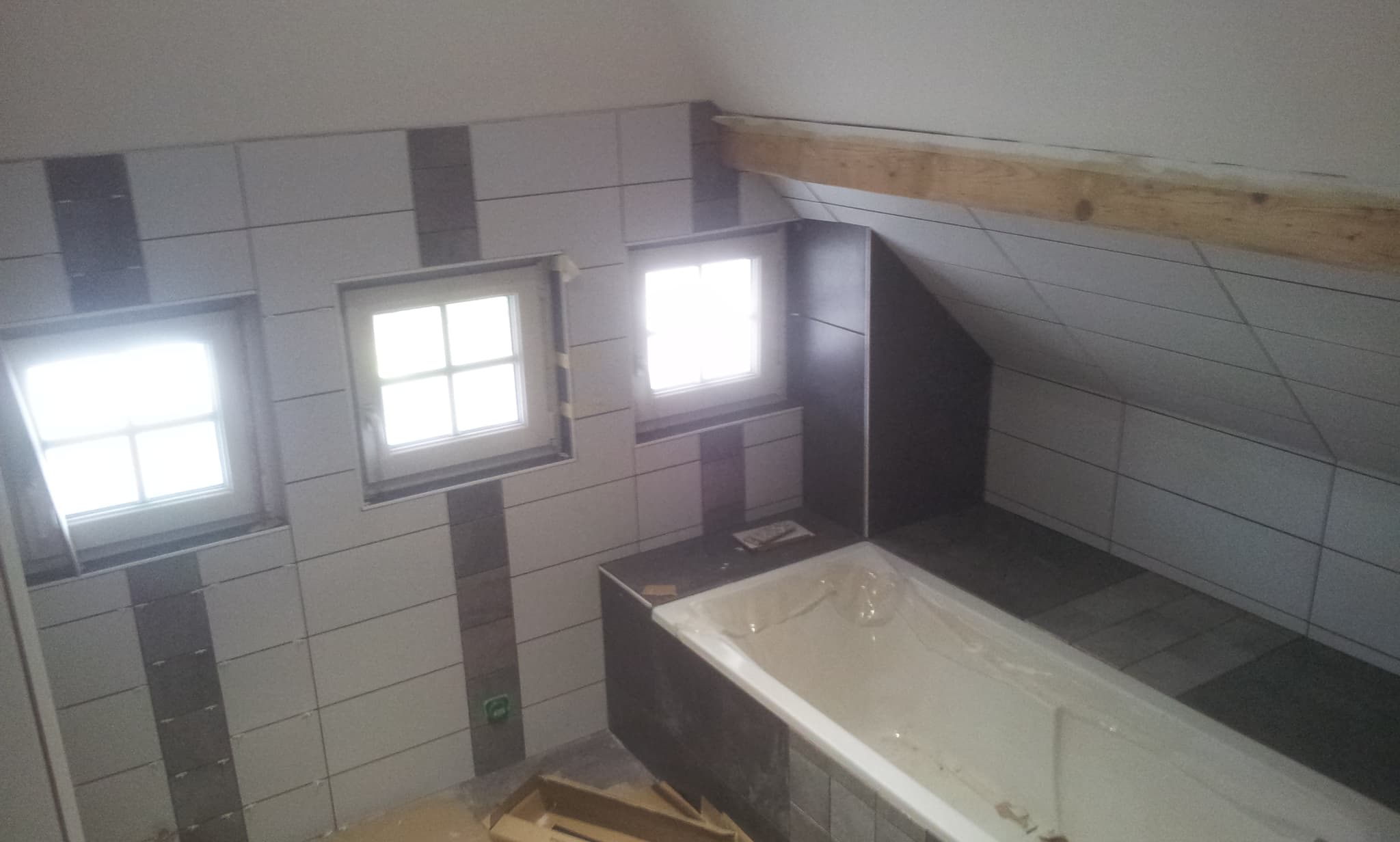 Carrelage en progression